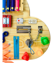 Painel Sensorial Educativo Montessori Nuvem + Brinde Exclusivo Hoje!