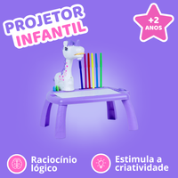 Mesa Projetor de Desenhos Interativos Infantil
