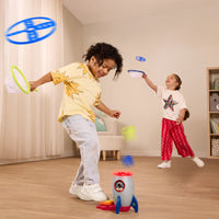 Lançador de Discos Educativo Rocket com 6 Discos