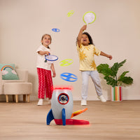Lançador de Discos Educativo Rocket com 6 Discos