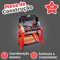 Mesa de Construção Infantil Educativa Completa