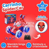 Carrinho de Controle Remoto SpiderCar + Máscara de Brinde!