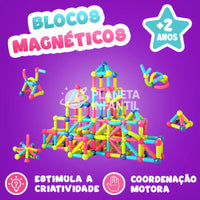 Blocos Magnéticos ForKids | Construções 3D Criativas Para Crianças