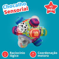 Bola Chocalho Macia do Bebê
