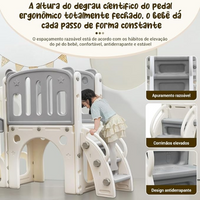 Playground Infantil 7 em 1 – Diversão e Segurança em Casa