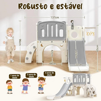Playground Infantil 7 em 1 – Diversão e Segurança em Casa