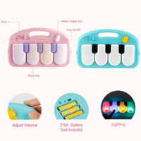 Tapete Musical Infantil Interativo com Piano Removível