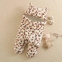 Saco de Dormir do Bebê Ursinho Estampado e Acolchoado