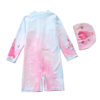 Macaquinho de Praia Infantil Manga Longa Princesa