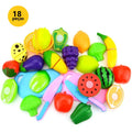 Conjunto de Frutas e Legumes Brinquedo Educativo Infantil