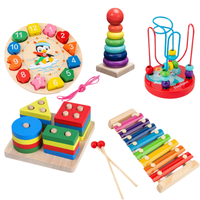Kit Montessori 5 em 1 – Brinquedos Educativos para Primeiros Anos dos Pequenos